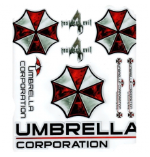 Наклейки набор "Umbrella" светоотражающий