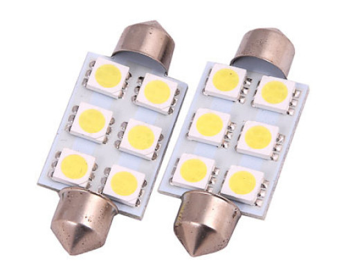 Лампа 12V 2x-цокольная 6 SMD